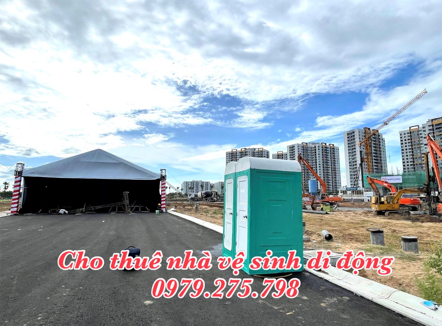 Cho thuê nhà vệ sinh di động